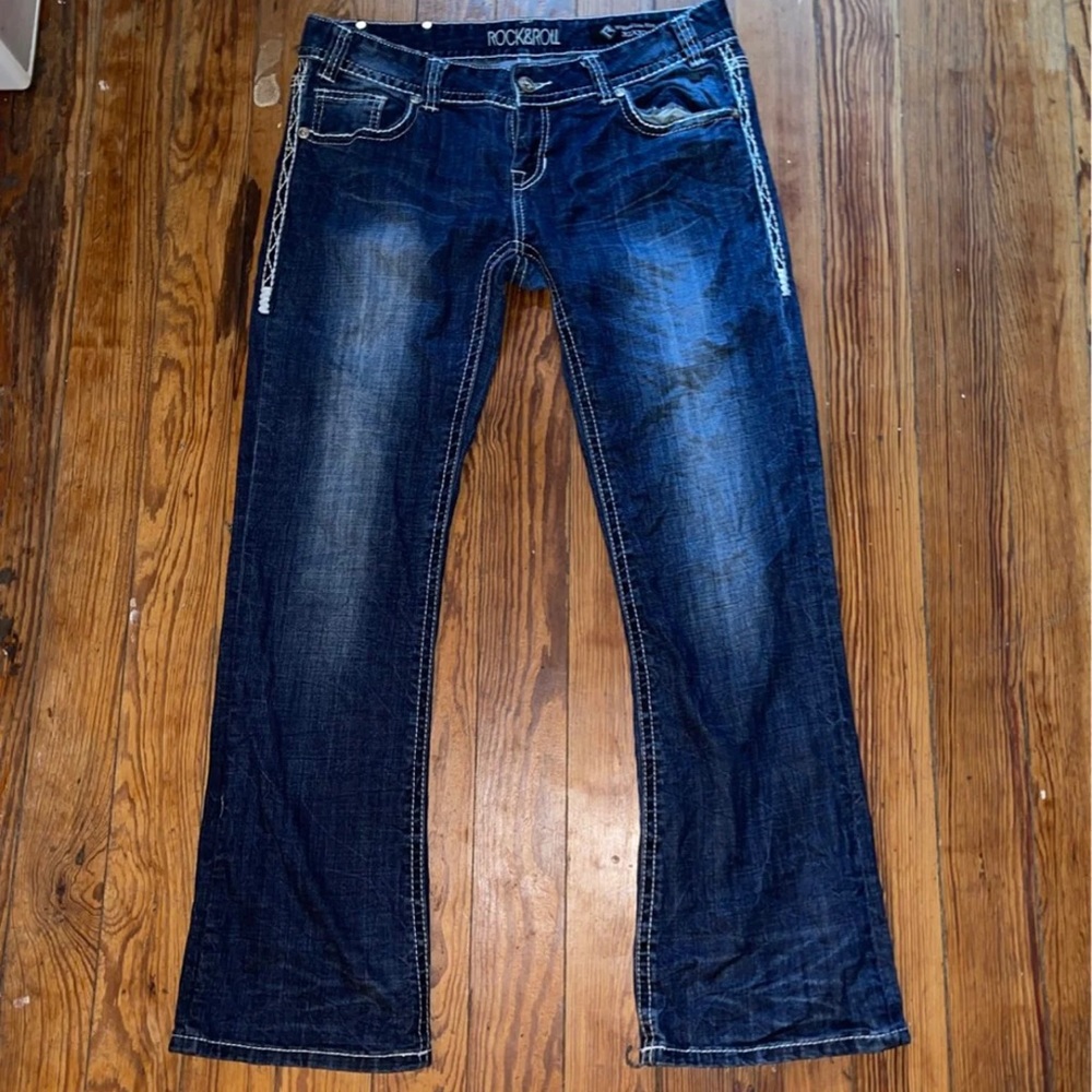 Woman’s low rise Rock and Roll Ridding Jean 32x32